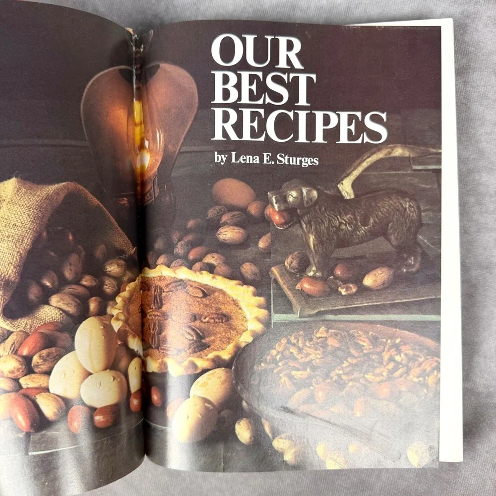 Southern Living Our Best Recipes Cookbook 1970's Vintage Hardcover Tan Retro